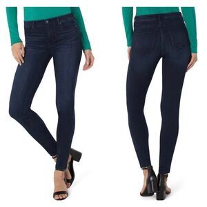 Liverpool Women's Mid Rise Abby Skinny Jeans Silky Soft Denim in Freeman Sz 4/27